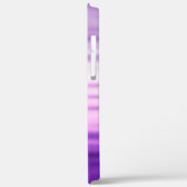 ゴージャスと紫ユニークの宇宙波パターンiPho Case-Mate iPhoneケース (裏面 / 左)