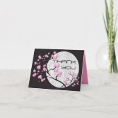 ゴージャスなさくらんぼブロッサムサンキューカード サンキューカード (正面)