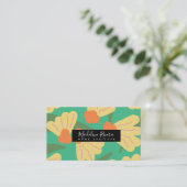 ゴージャスなはっきりしたフローラデザイナー名刺 名刺 (スタンド正面)