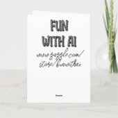 ゴージャスなアイかわいらしアートEthereal女性 カード (裏面)