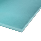 ゴージャスなアクアブルーミント&ターコイズグリッター カッティングボード (角)