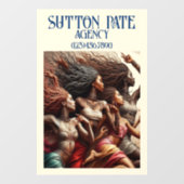 ゴージャスなアートモデル / ダンシングウーマン ウィンドウサイン (シート)