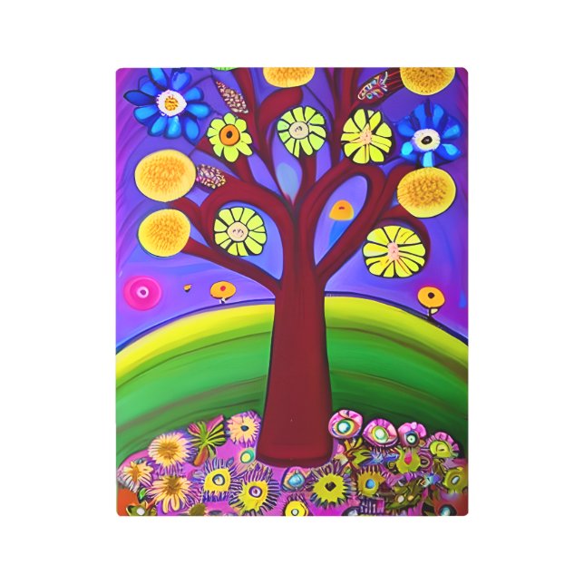 ゴージャスなアートワーク |保のTouch メタルプリント (正面)