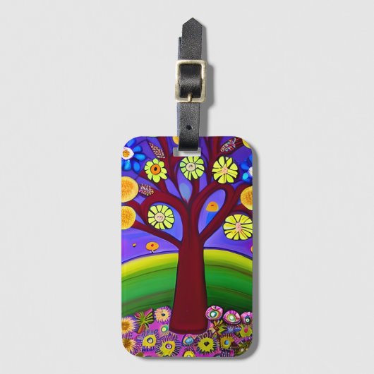 ゴージャスなアートワーク |保のTouch ラゲッジタグ (正面縦)