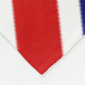 ゴージャスなイギリス国旗のユニオンジャック フリースブランケット (角)