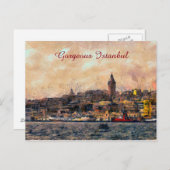 ゴージャスなイスタンブール ポストカード (正面/裏面)