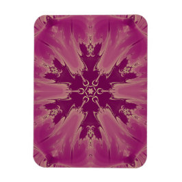 ゴージャスなエキゾチックな花パープルシェード マグネット