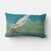 ゴージャスなエグレットアート ランバークッション (裏面)