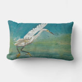 ゴージャスなエグレットアート ランバークッション (正面)