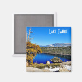 ゴージャスなエメラルドベイ、タホー湖マグネット マグネット (正面/裏面)