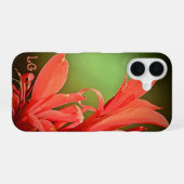 ゴージャスなオレンジ色の花*ケースメイトiPhoneケース iPhone 16ケース (裏面横)