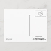 ゴージャスなカオスエンボスのラベル ポストカード (裏面)