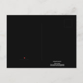 ゴージャスなカオスエンボスのラベル 案内ポストカード (裏面)