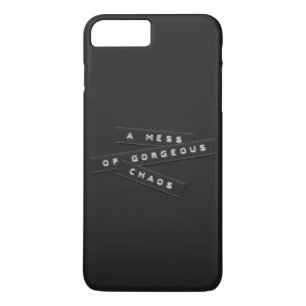 ゴージャスなカオスエンボスのラベル iPhone 8 PLUS/7 PLUSケース