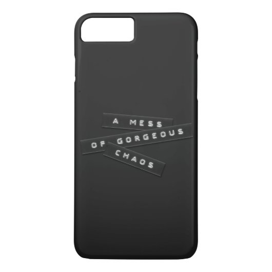 ゴージャスなカオスエンボスのラベル Case-Mate iPhoneケース (裏面)
