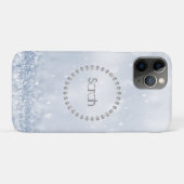 ゴージャスなカッコいいブルーセクイン Case-Mate iPhoneケース (裏面(横))