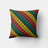 ゴージャスなカメルーン国旗 クッション (裏面)