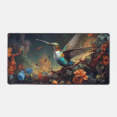 ゴージャスなカラフルハチドリ デスクマット (正面)