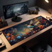 ゴージャスなカラフルハチドリ