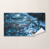 ゴージャスなクリスマススノーフレーク バスタオルセット (ハンドタオル)