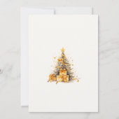 ゴージャスなクリスマスパーティー 招待状 (裏面)
