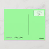 ゴージャスなクーガー ポストカード (裏面)