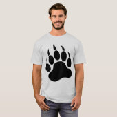 ゴージャスなゲイ ベアの爪 大きくて支配的 Tシャツ (正面フル)