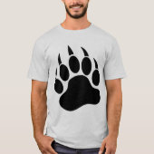 ゴージャスなゲイ ベアの爪 大きくて支配的 Tシャツ (正面)