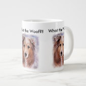 ゴージャスなコリー ジャンボコーヒーマグカップ (正面右)