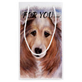 ゴージャスなコリー スモールペーパーバッグ (裏面)