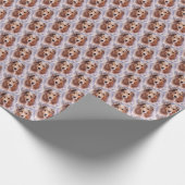 ゴージャスなコリー ラッピングペーパー (角)