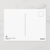 ゴージャスなゴルゴンブルーメドゥーサファンタジーアートハガキ ポストカード (裏面)