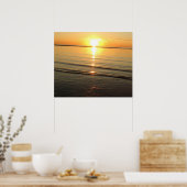 ゴージャスなサンセットポスター ポスター (キッチン)