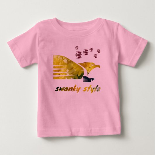 ゴージャスなスタイル ベビーTシャツ (正面)