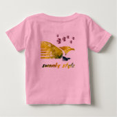 ゴージャスなスタイル ベビーTシャツ (裏面)
