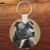 ゴージャスなスタッフォードキーチェーン キーホルダー (正面)