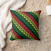 ゴージャスなセネガル国旗 クッション (ブランケット)