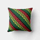 ゴージャスなセネガル国旗 クッション (裏面)