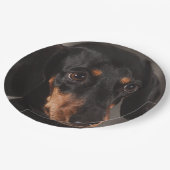 ゴージャスなダシュントポートレート ペーパープレート (アングル)