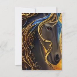 ゴージャスなダークホーストリプチチ サンキューカード