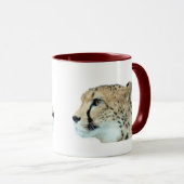 ゴージャスなチーター美しい猫フォトマグカップ マグカップ (正面右)