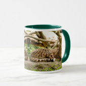 ゴージャスなチーター美しい猫フォトマグカップ マグカップ (正面右)