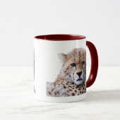 ゴージャスなチーター美しい猫フォトマグカップ マグカップ (正面右)