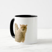 ゴージャスなチーター美しい猫写真 マグカップ (正面左)