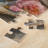 ゴージャスなティーカップミックスメデ絵画ィア ジグソーパズル (側面)