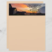 ゴージャスなテキサス州サンセットステーショナリー聖なる書物、 経典 (正面/裏面)