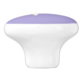 ゴージャスなトンボの枝に紫 セラミックノブ (側面)