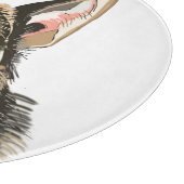 ゴージャスなドイツの羊飼い有償犬のスケッチ カッティングボード (角)