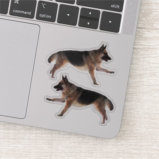 ゴージャスなドイツの羊飼い シール (詳細)