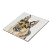 ゴージャスなドイツの羊飼い、有名犬 タイル (側面)